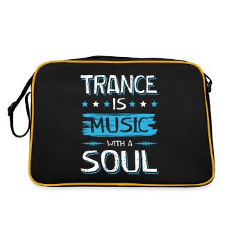 Trance Soul - Retro Bag - black/gold - Back