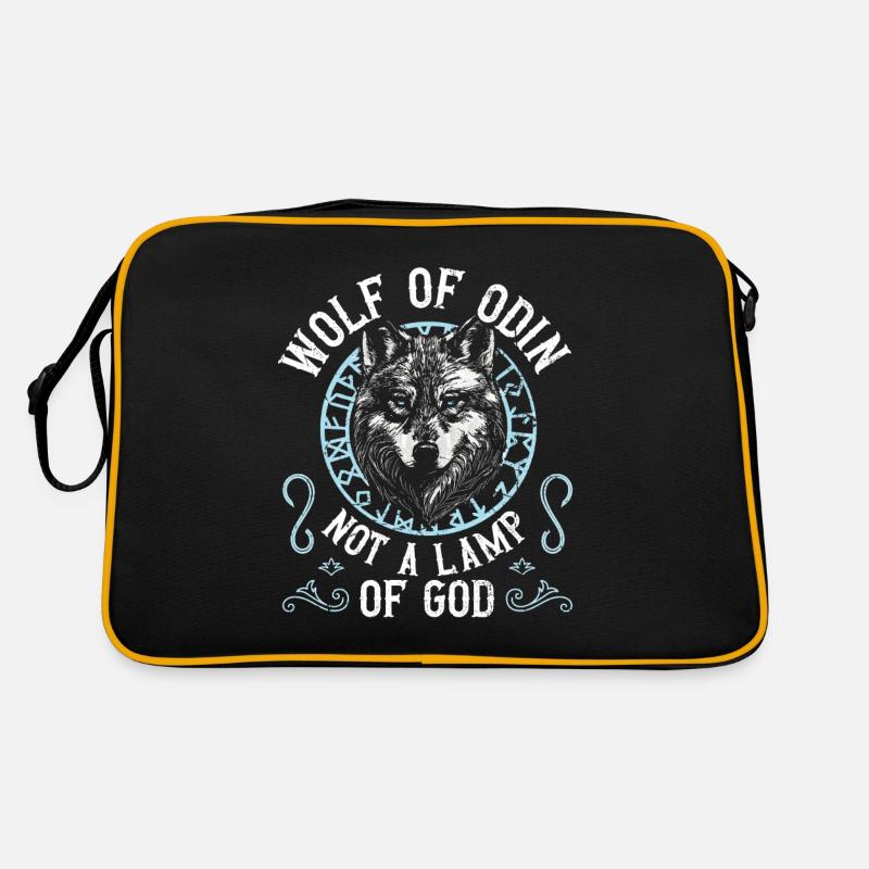 Loup D’Odin Pas Une Lampe De Dieu Viking Sac Retro