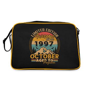 Original October 1997 vintage anniversary 1997 - Retro Bag - black/gold - Back