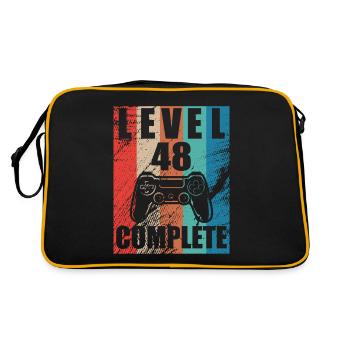 Level 48 complete - Retro Bag - black/gold - Back
