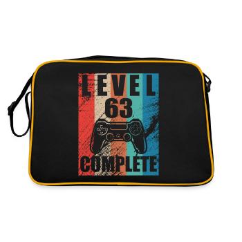Level 63 complete - Retro Bag - black/gold - Back