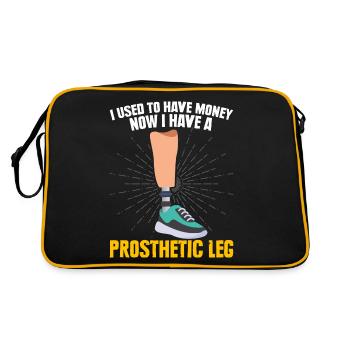 Amputee - Retro Bag - black/gold - Back
