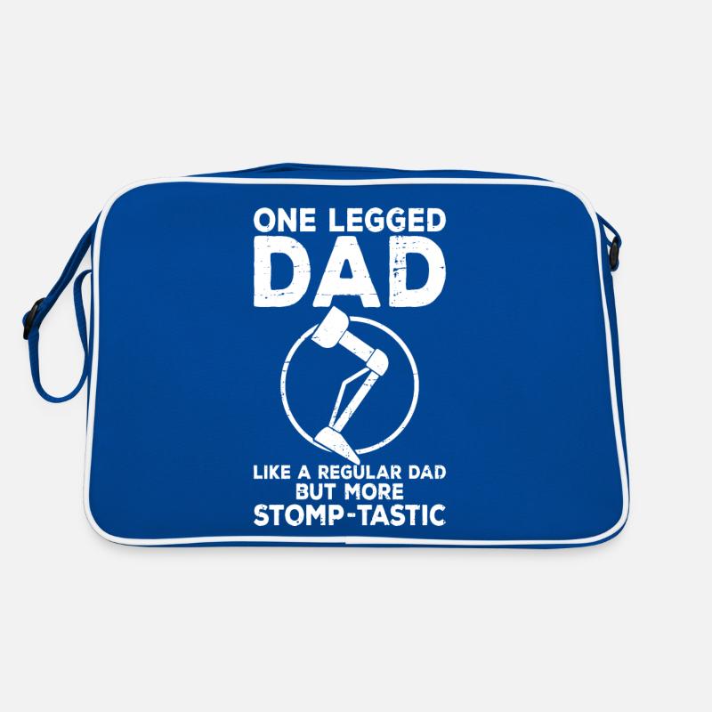 Beinprothese Amputierter Retro Tasche