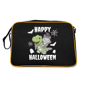 Hippo Happy Halloween T-Rex Mummy Costume - Retro Bag - black/gold - Back