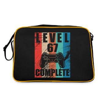 Level 67 complete - Retro Bag - black/gold - Back