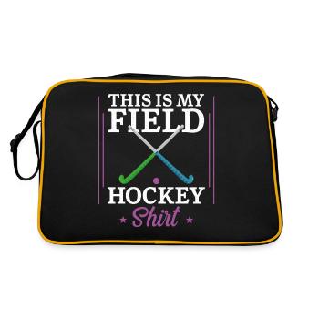 Field Hockey This Is My Field - Retro Bag - black/gold - Back