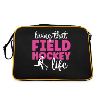 Field Hockey Living That Field - Retro Bag - black/gold - Back