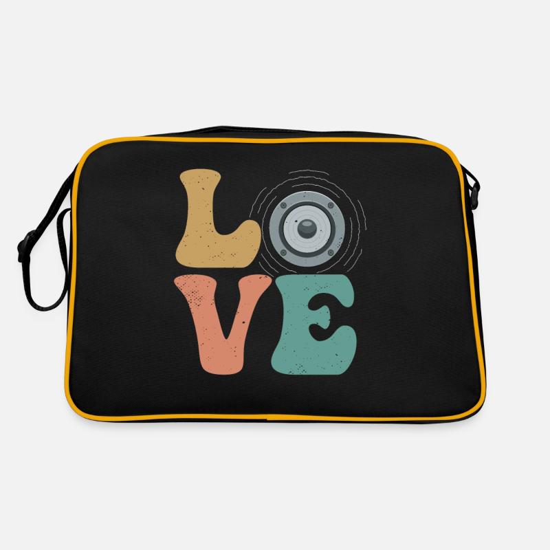 Ingénieur du son de l’église Technicien audio LOVE Sac Retro
