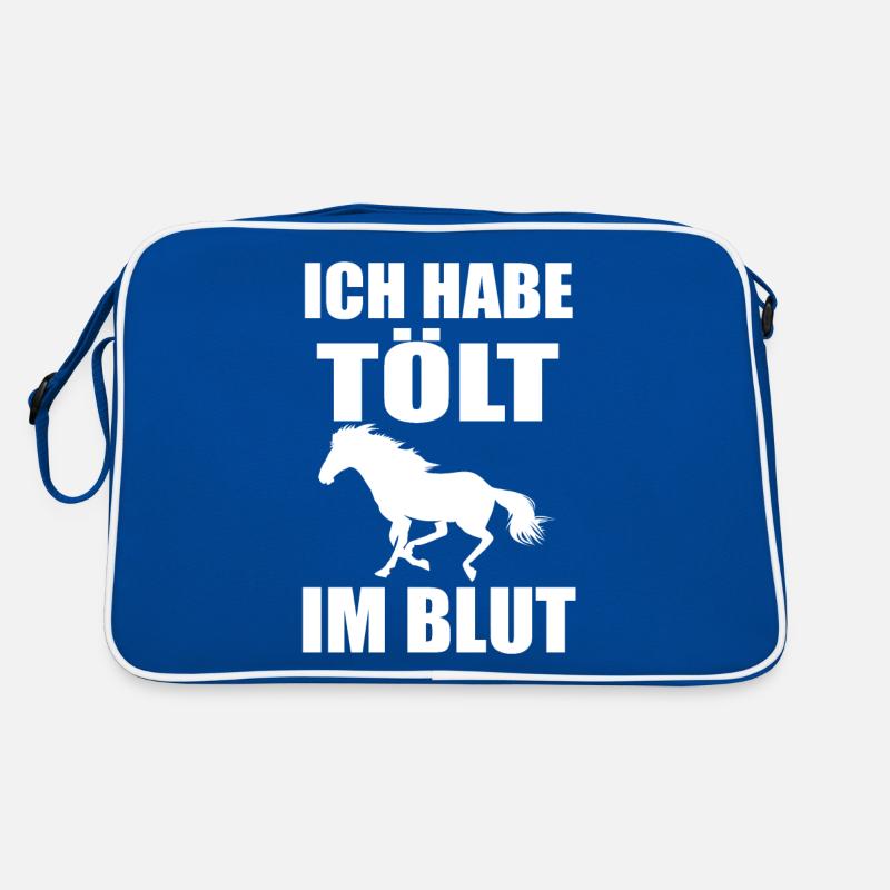 Isländer Islandpferd Islandpferde Geschenk Sac Retro
