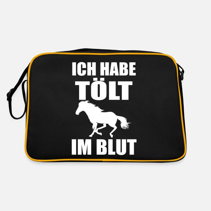 Isländer Islandpferd Islandpferde Geschenk Sac Retro