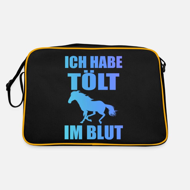 Isländer Islandpferd Islandpferde Geschenk Sac Retro