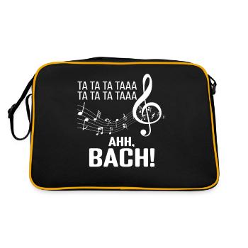 Parodie Klassik Musik Bach Beethoven 5 Symphonie - Sac Retro - noir/or - Dos