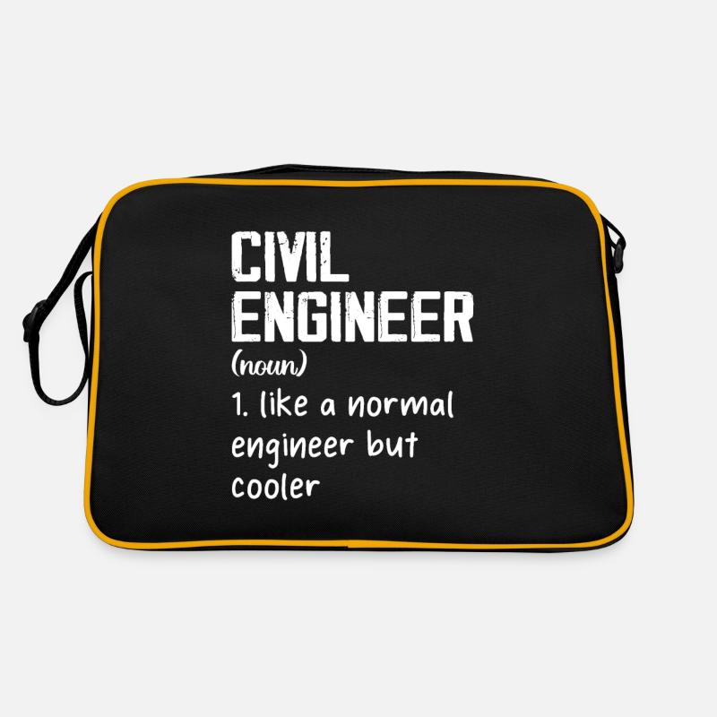 Civil Engineer Civil Engineer Building Engineer Retro Bag