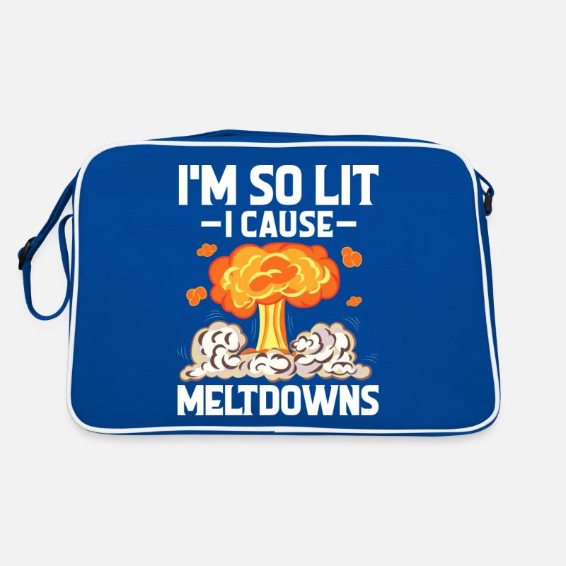 Drôle de centrale nucléaire Sac Retro