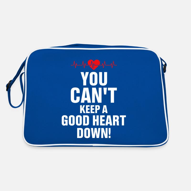 Genesung nach einer Operation am offenen Herzen Retro Tasche