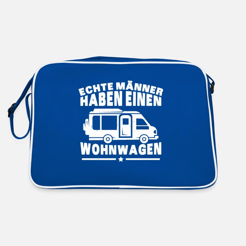 Wohnmobil Caravans Wohnwagen echte Männer Retro Tasche