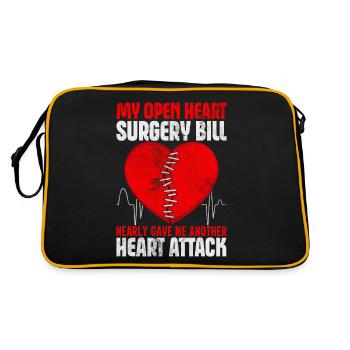 recreation - Retro Bag - black/gold - Back