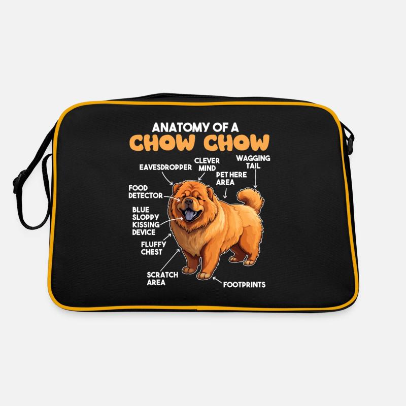 Explication du chien Anatomie d’un Chow Chow Sac Retro