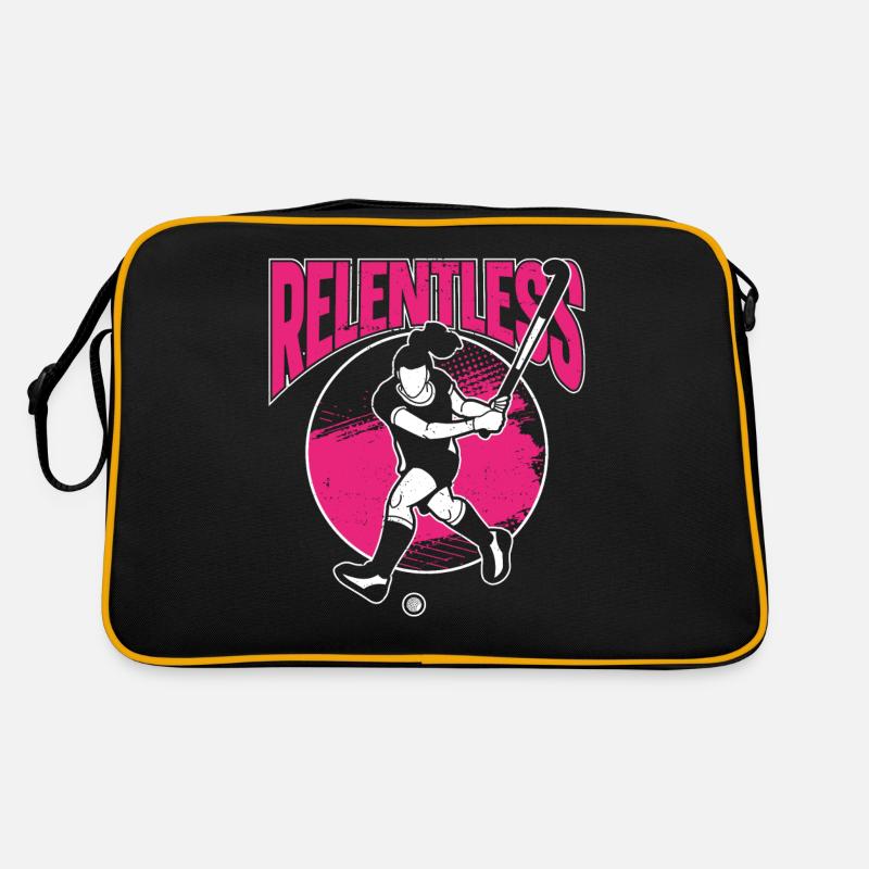 Hockey sur gazon aquarelle implacable Sac Retro