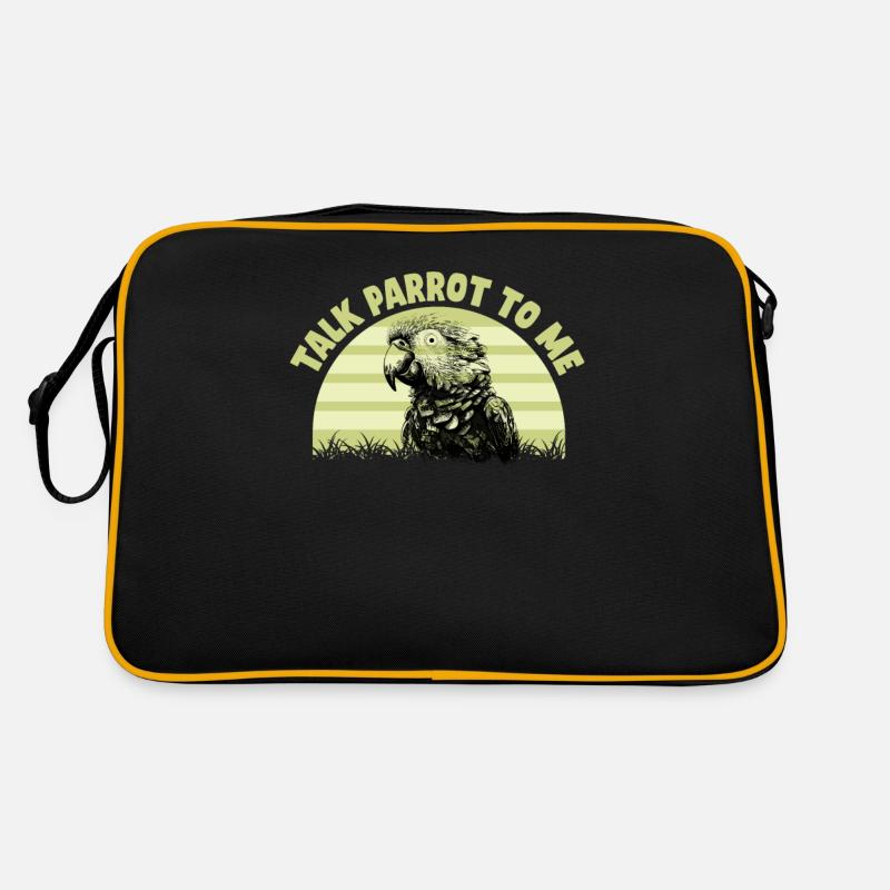 Perruche Perroquet Perroquet Propriétaire Sac Retro
