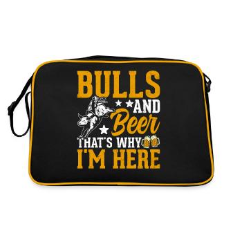 Bull Rider Équitation de taureau - Sac Retro - noir/or - Dos