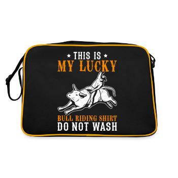 Bull Rider Cowboy - Sac Retro - noir/or - Dos