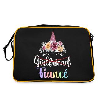 Douche nuptiale de fiançailles - Sac Retro - noir/or - Dos