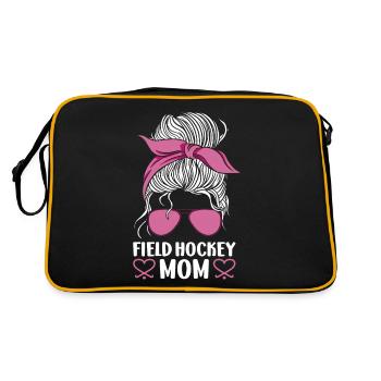 Field Hockey Mom Sunglasses Field - Retro Tasche - Schwarz/Gold - Hinten