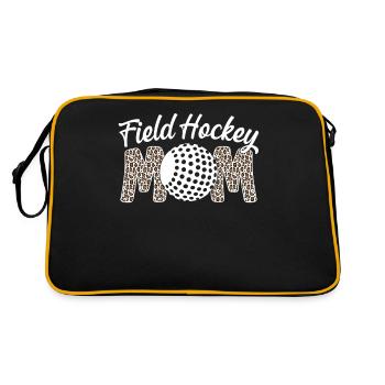 Terrain de hockey sur gazon Leopard Cheetah - Sac Retro - noir/or - Dos