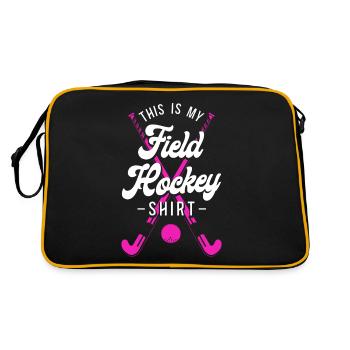 Field Hockey This Is My Field - Retro Bag - black/gold - Back