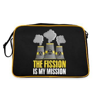 Nuclear Fuel Nuclear Power Plant - Retro Bag - black/gold - Back