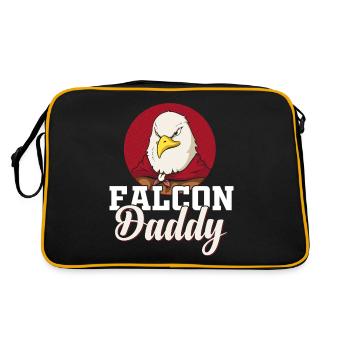 Falconer Falconry Hawking - Retro Bag - black/gold - Back