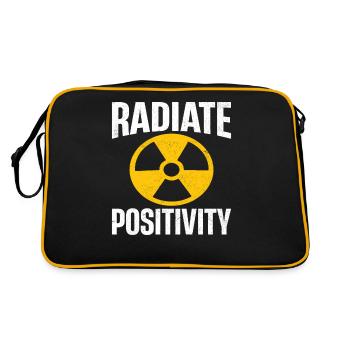 Centrale nucléaire radioactive - Sac Retro - noir/or - Dos