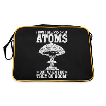 Physique nucléaire Centrale nucléaire - Sac Retro - noir/or - Dos