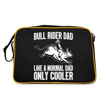 Bull Riding Cowboy - Sac Retro - noir/or - Dos