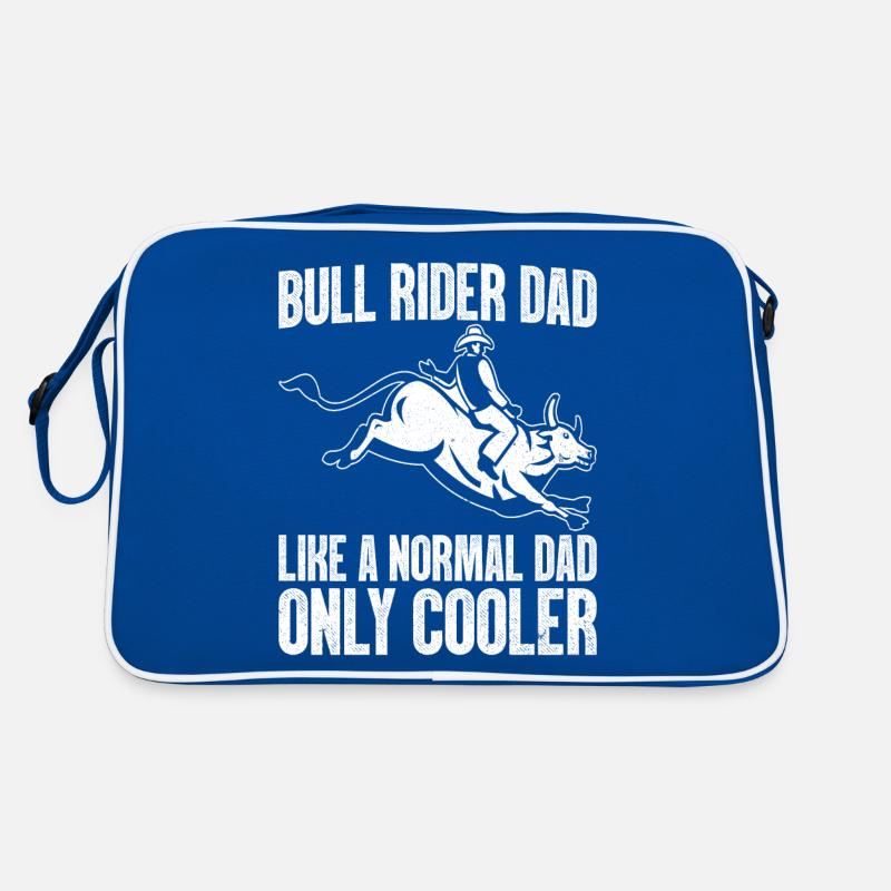 Stierreitender Cowboy Retro Tasche