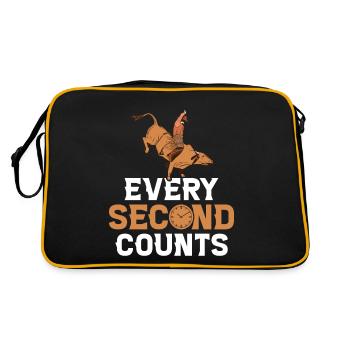 Bull Rider Bull Riding Cowboy - Sac Retro - noir/or - Dos