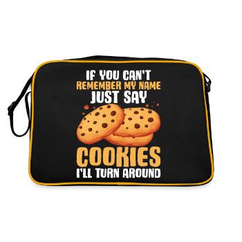 Boy Scout marchand de biscuits - Sac Retro - noir/or - Dos