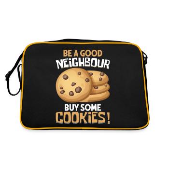Boy Scout Cookie Merchant - Retro Bag - black/gold - Back