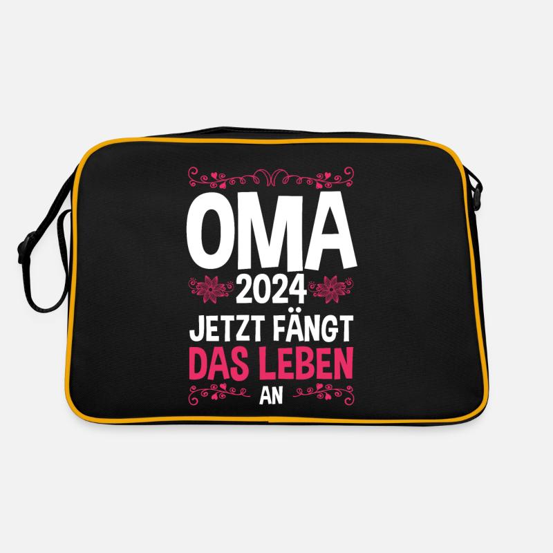 Werdende Oma 2024 Retro Tasche