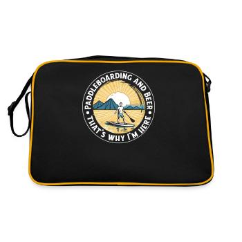 Stand up paddle board SUP Stand-up paddler bière SUP - Sac Retro - noir/or - Dos