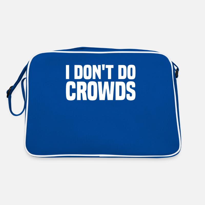 Misanthrop Menschenhasser Asozial Introvertiert Retro Tasche