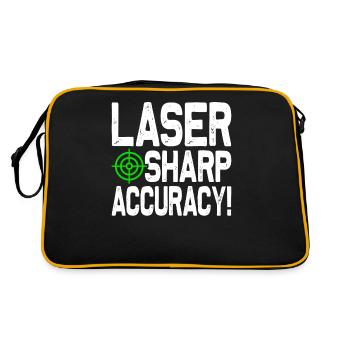 Laser Tag Player - Retro Bag - black/gold - Back