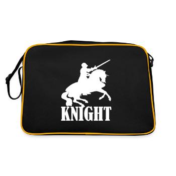 Chevalier Chevalier Moyen Âge - Sac Retro - noir/or - Dos