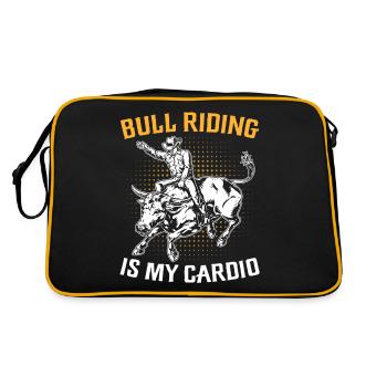 Bull Rider Cowboy - Sac Retro - noir/or - Dos