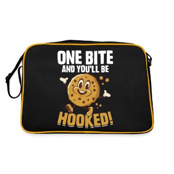 Funny Cookie Boy Scout Cookie Vendor - Retro Bag - black/gold - Back