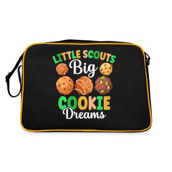 Boy Scout Cookie Merchant - Retro Bag - black/gold - Back