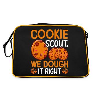 Funny Cookie Vendor - Retro Bag - black/gold - Back