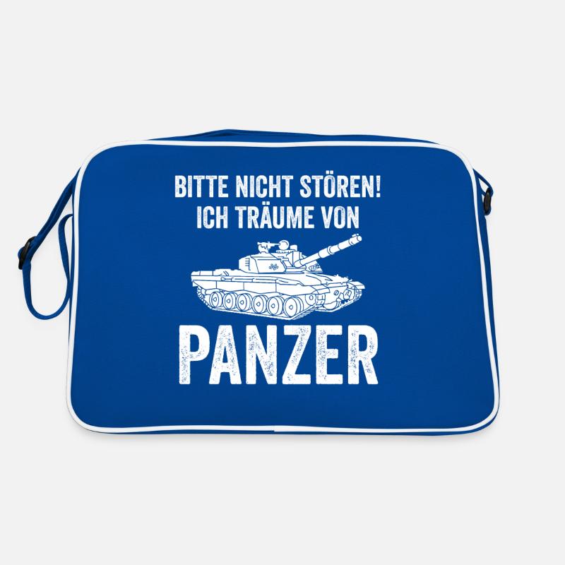 Panzerfahrer Soldat Panzer Retro Tasche