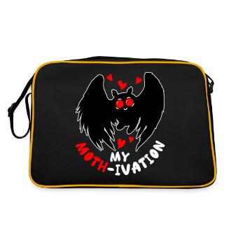 Cryptozoologie de Mothman Crypttide - Sac Retro - noir/or - Dos